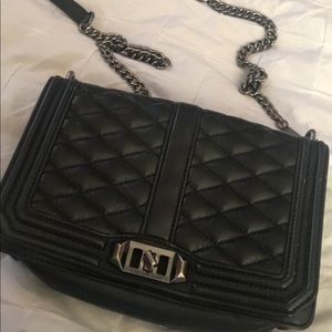 Rebecca minkoff black chain shoulder bag